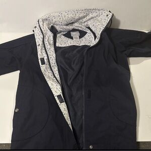 Blair Navy Jacket with Floral Interior